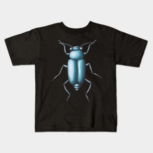 Green Beetle Kids T-Shirt
